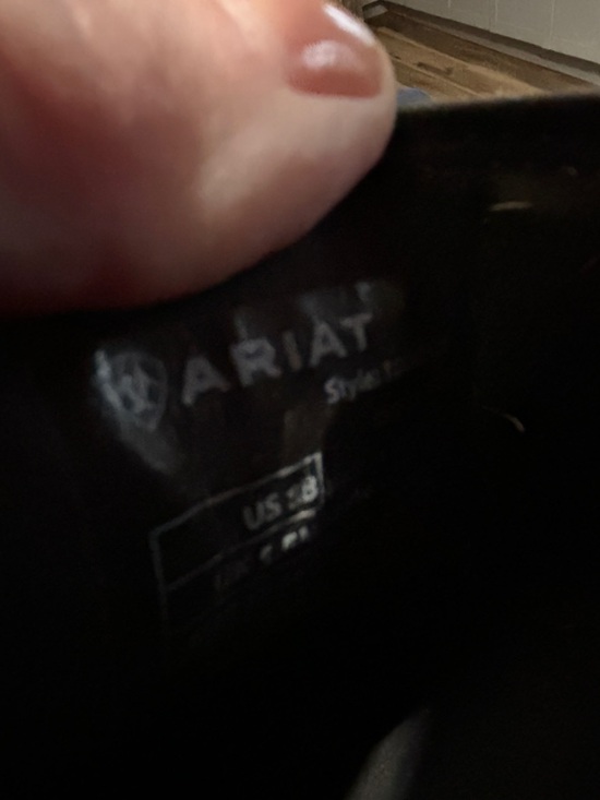 Ariat Black Slip-On Loafers with Black & White Cow Print Accent - Picture 6 of 6